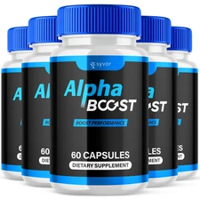 Alpha Boost Advanced Supplement for Men with Natural Ingredients 300 Capsules