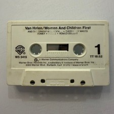 Van Halen Women And Children First Cassette 1980 Warner Bros. Hard Rock