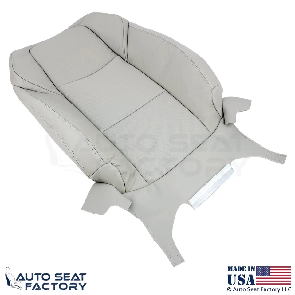 2013-2019 Fits Cadillac ATS Leatherette Front Driver Top Seat Cover Lt. Platinum - Image 4 of 4