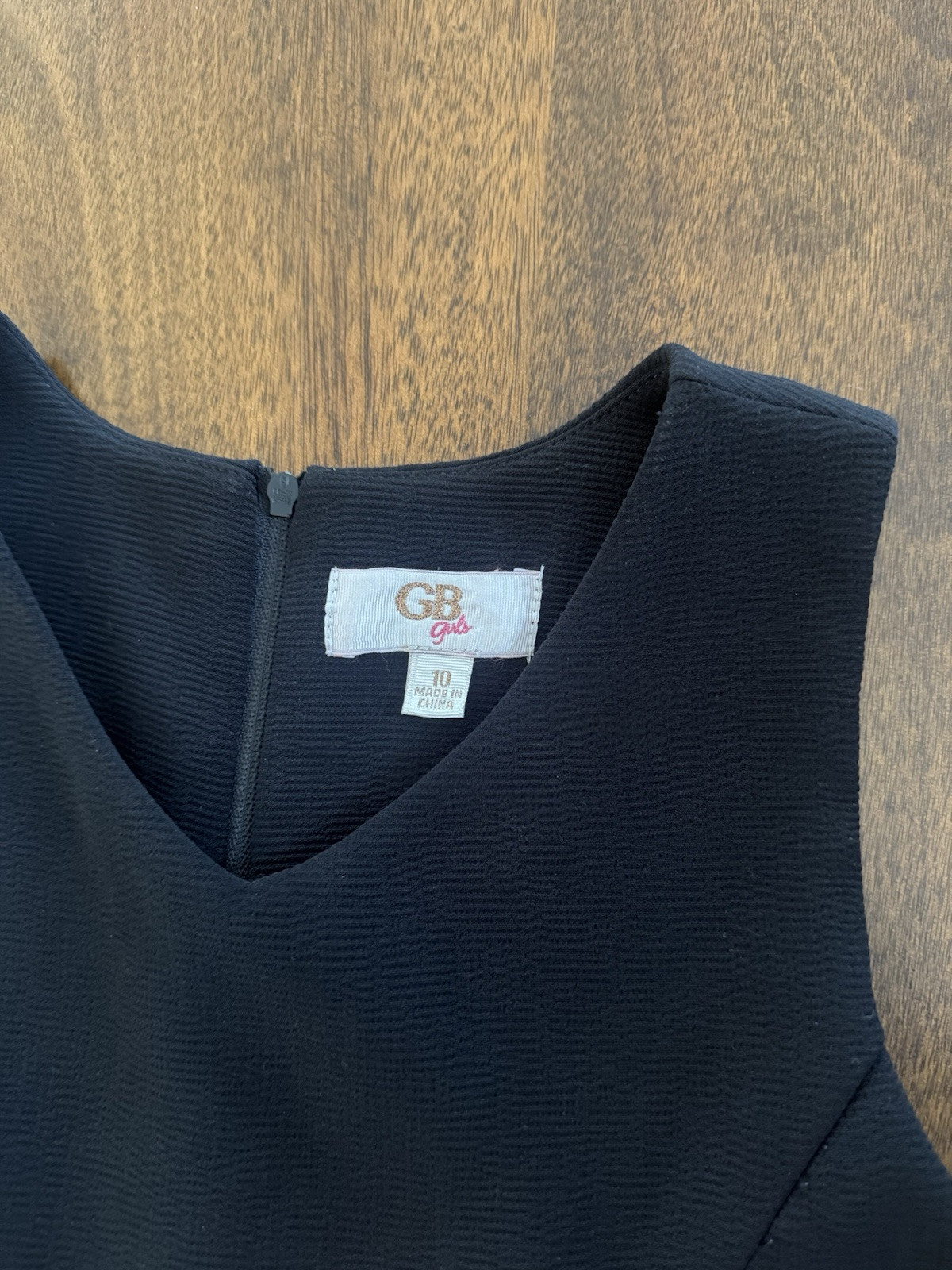 GB Girls Black Sleeveless Jumpsuit Girls Size 10 Formal/Special Occasion/Holiday image 3