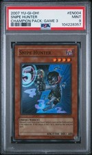Yugioh Snipe Hunter CP03-EN004 Super Rare Champion Pack 3 PSA 9