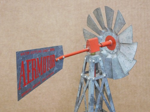 Aermotor Windmill Vintage Salesman Sample 17" Broken Arrow - Excellent Condition - Picture 6 of 11