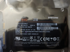 Samsung 860 EVO 2TB 2.5" SATA III 3D NAND SSD MZ-76E2T0  95%-100% Health