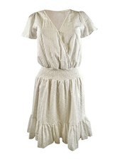 MICHAEL Michael Kors Women's Julia Eyelet Dress (S, White)
