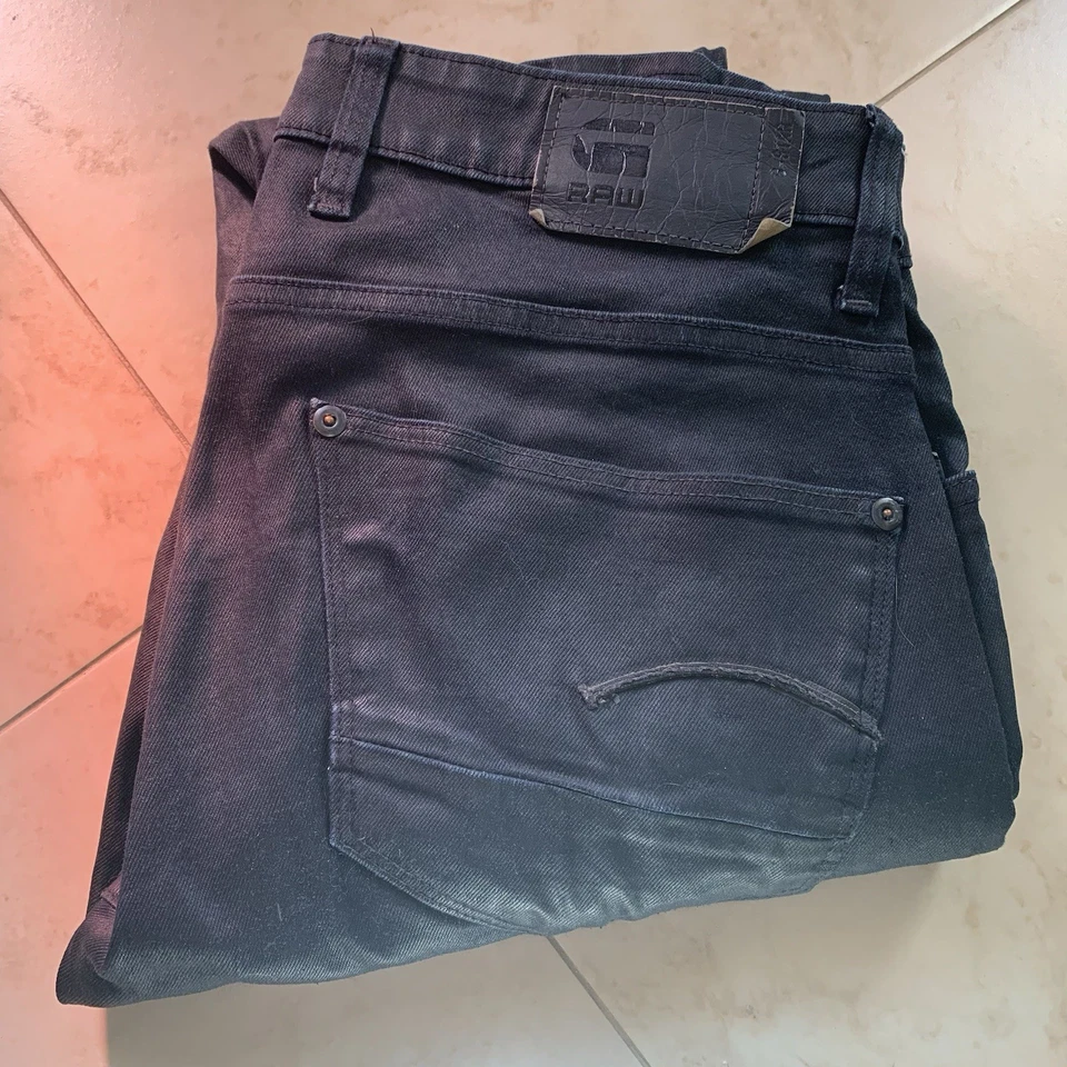 Lote de 4 pantalones de mezclilla ajustados desgastados cargo G-Star para hombre 33W-34W Foto 2 de 4