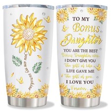 Gifts for Bonus Daughter Cup, Bonus Daughters Gifts from Bonus Mom,