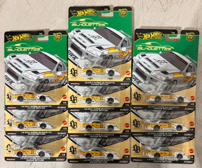HOT WHEELS CAR CULTURE PREMIUM JBK59 LB-ER34 SUPER SILHOUETTE SKYLINE PACK OF 10