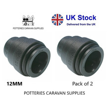 JOHN GUEST 12MM SPEEDFIT JG PUSHFIT  RING MAIN END STOP PM4612E PACK OF 2