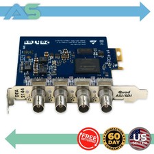 DekTec DTA-2144 Quad ASI SDI PCIe Video Capture Module Card - Broadcast I/O