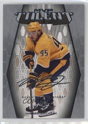 2023 Upper Deck MVP 20th Anniversary Talent Super Script 23/25 Matt Duchene 17dz