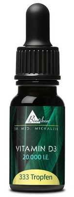 Vitamin D3 20.000 I.E. Tropfen (10 ml) nach Dr. med. Michalzik - von BIOTIKON 