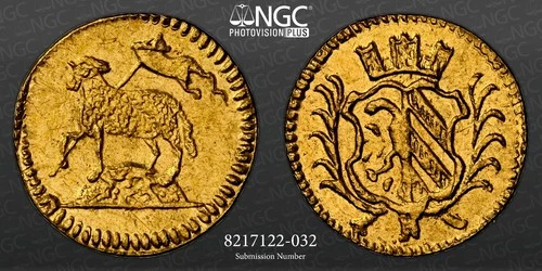 Germany - Nuremberg - 1/8 Ducat / Ducat 1700 ND - NGC MS62