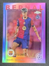 Marc Bernal 2024-25 Topps Chrome UCC Violet Refractor RC /299 #39