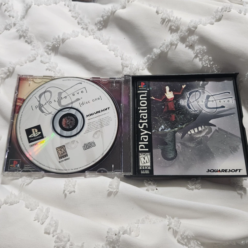 Parasite Eve Black Label PS1 1998 Playstation 1 With Book Tested - Image 2 of 4