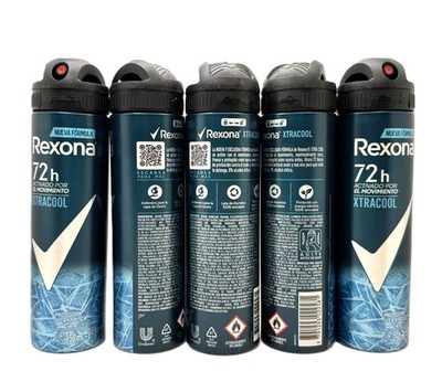 5X REXONA XTRACOOL MEN MOTIONSENSE DEODORANT SPRAY 89g/150ml each