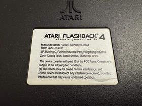 Atari Flashback 4 Video Game System &ndash; Console + 2 Controllers As-Is