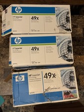 Genuine HP 49X Toner Q5949X Black - Plastic Sealed Lot Of 3