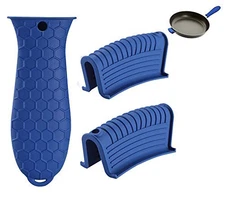 Silicone Hot Pan Handle Holder Heat Resistant Non Slip Covers for Cast Iron