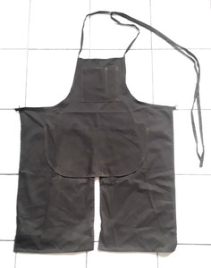 Vintage Workshop Mechanic / Machine Shop Apron Green Color