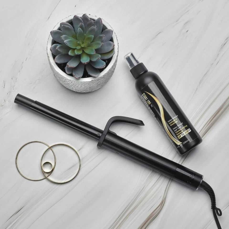 Rizador digital de salón Hot Tools negro dorado de 1" #HT1124BG Foto 3 de 3