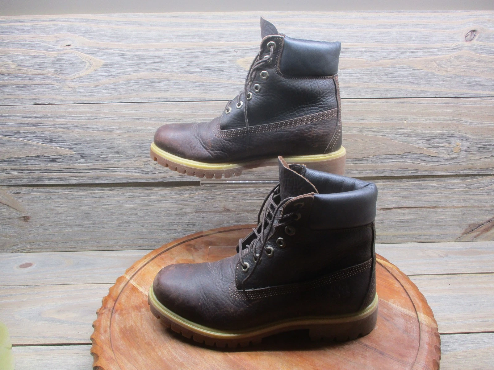 Timberland Boots Mens Size 8M Brown Leather Waterproof Primaloft 400g A2GFG