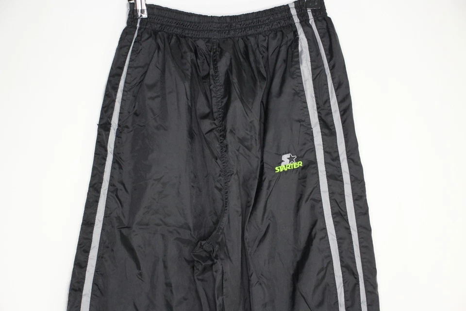 Pantalones deportivos de nailon vintage Starter Boys XL 18 24 x 30 Y2K A1630 Foto 2 de 4