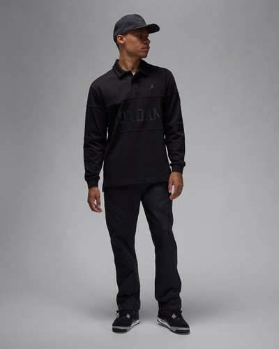 Nike Jordan Essentials L/S Rugby Shirt Top, NWT - Men’s L - Black, $90 - Picture 15 of 15