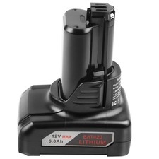 ASUNCELL 12 V 6.0 Ah Battery for Bosch Professional 12V System Compatibility... 