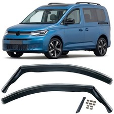 Für VW Caddy V SB ab 2020- Windabweiser Regenabweiser Windschutz Schwarz