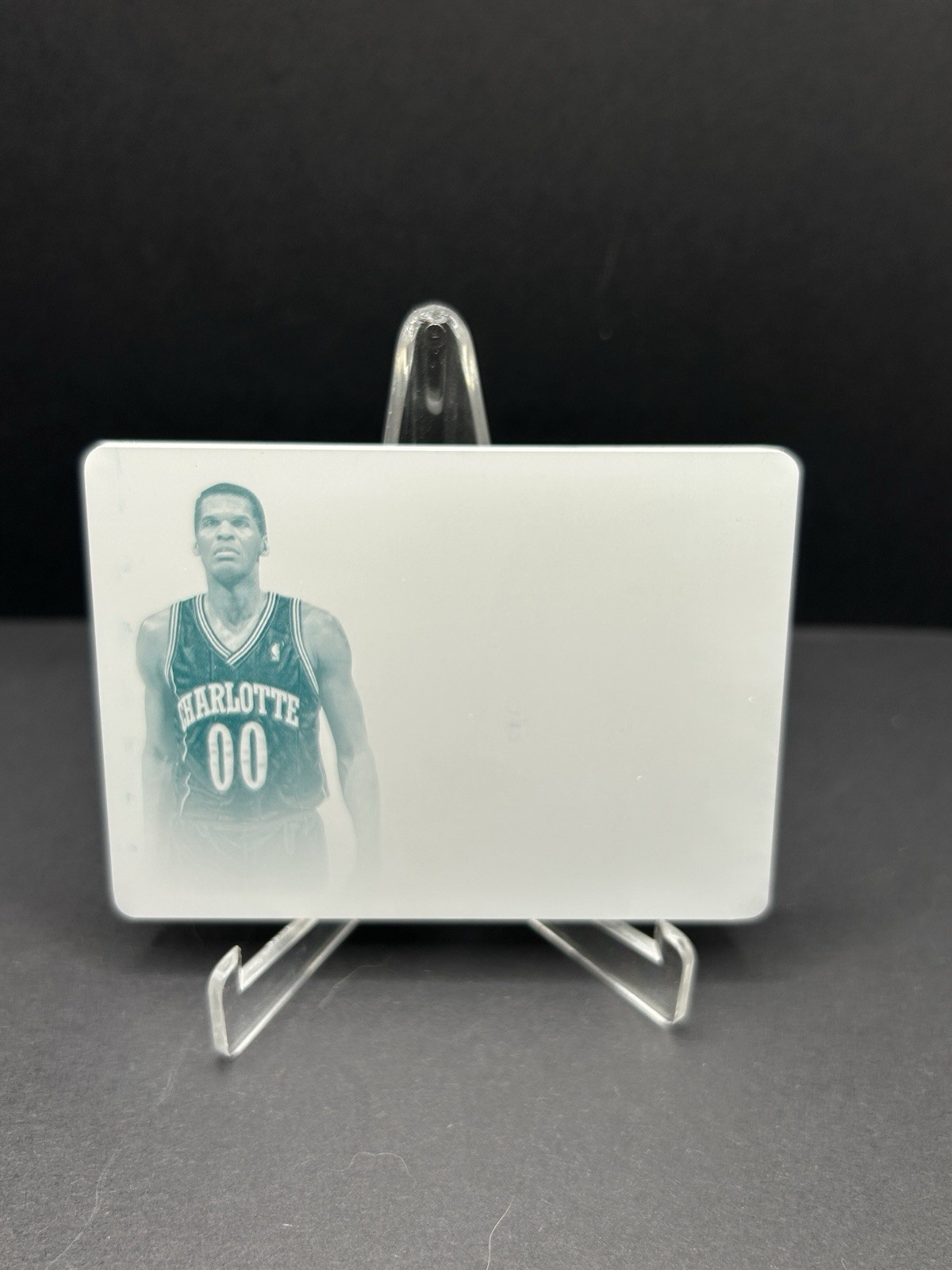2016 Panini Flawless 1/1 Cyan Printing Plate Robert Parish HOF Charlotte Hornets view 1