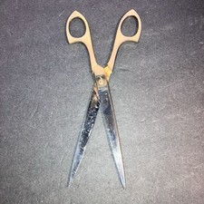Vintage 9" Made in Germany Shears Scissors Hot Drop Forged Steel Sewing Tailor