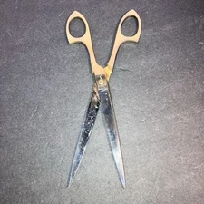 Vintage 9" Made in Germany Shears Scissors Hot Drop Forged Steel Sewing Tailor