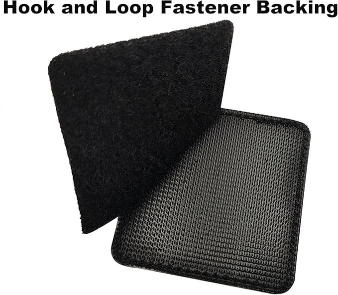 K9 Patch – Laser Cut Hook ID for Working Dog's or Handlers (Silver Background)