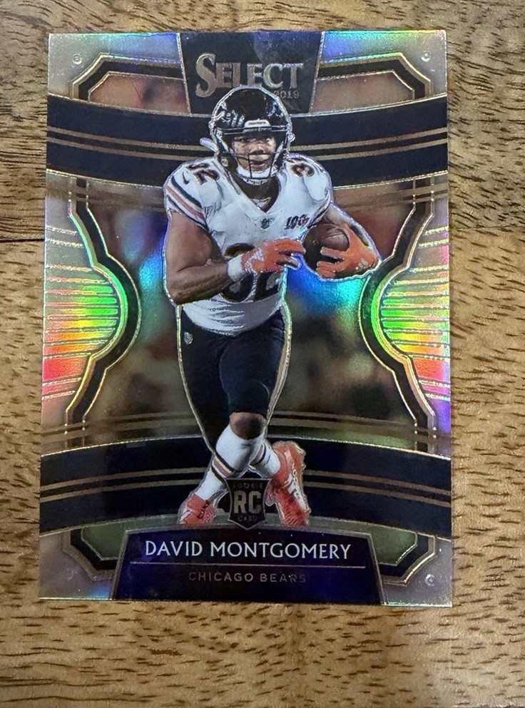 2019 Panini Select - Concourse David Montgomery #27 Silver Prizm (RC)