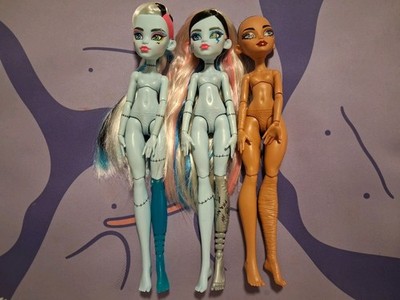 MONSTER HIGH G3 FRANKIE STEIN ×2 AND CLEO DE NILE no Outfits, As Is