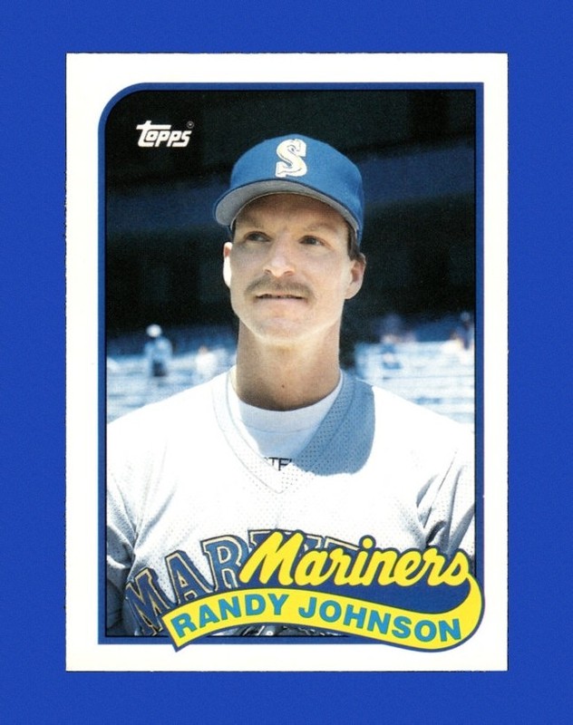 1989 Topps Traded Set-Break # 57T Randy Johnson NM-MT OR BETTER *GMCARDS*