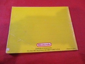 Manual de instrucciones de Super Mario Bros. 3 Nintendo NES SOLO #L (lado izquierdo)