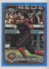 2024 Chrome Logofractor Edition Blue Refractor Christian Encarnacion-Strand vz7