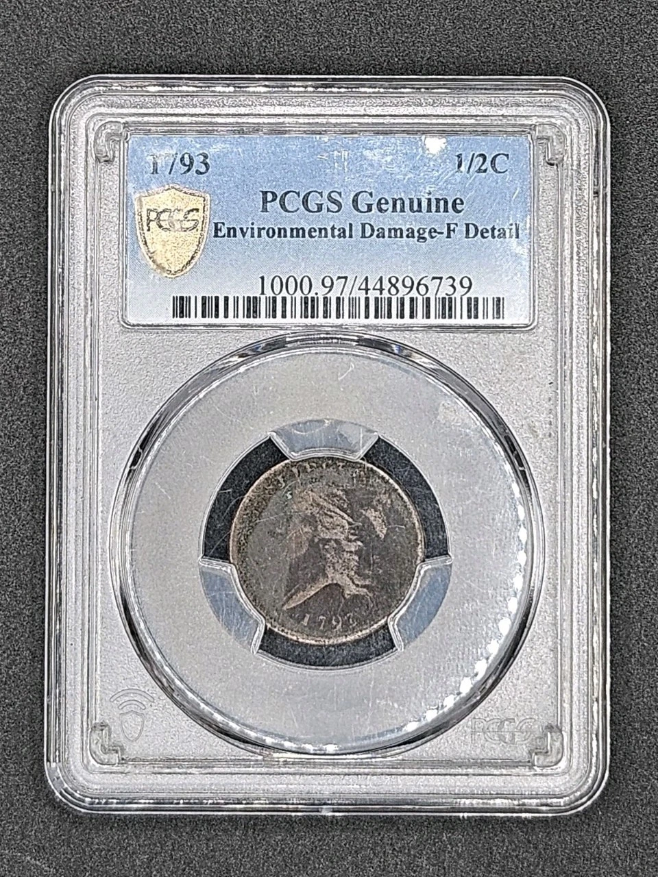 1793 Liberty Cap Half Cent | PCGS FINE Details | RARE, First Year of Issue!