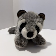 A A Aurora Raccoon Flopsies Plush Stuffed Animal 16"