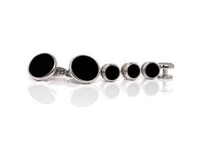 Onyx Cufflinks and Studs Set