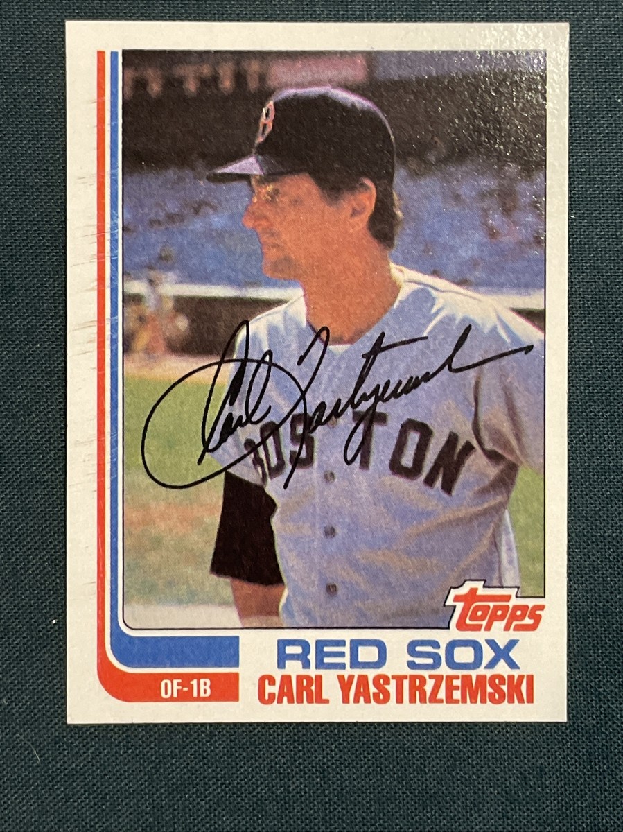 1982 Topps Baseball Card #650 Carl Yastrzemski Boston Red Sox HOF
