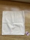 Pillow cushion cover Cotton Cream decorative for sofa or chair square 40 x 40cm
