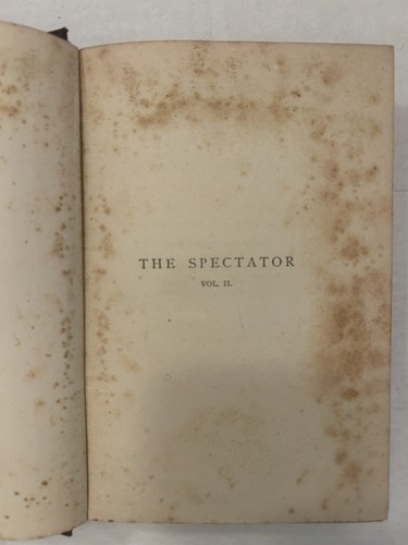 THE SPECTATOR von Henry Morley 3-bändiges Buchset 1891 Hardcover Stoffgebunden Sehr guter Zustand - Bild 7 von 14