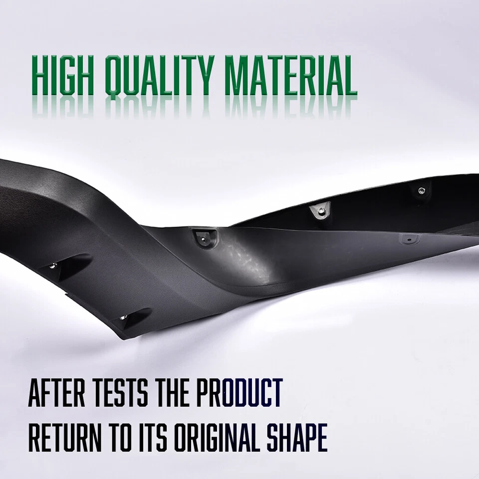 Fit For 07-13 GMC Sierra 1500 2500HD 3500HD Pocket Rivet Fender Flares Textured Foto 3 de 4