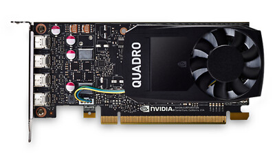 New NVIDIA Quadro P1000 4GB GDDR5 4X DVI Mini DisplayPort Graphics Card