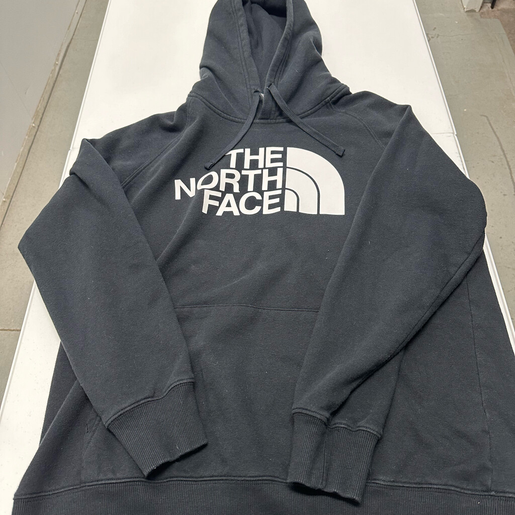 The north face Black ￼ pull over hoodie large wom… - image 1