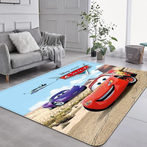 Alfombra Cars Lightning McQueen alfombra de salón alfombra de suelo alfombras antideslizantes - Imagen 7 de 11