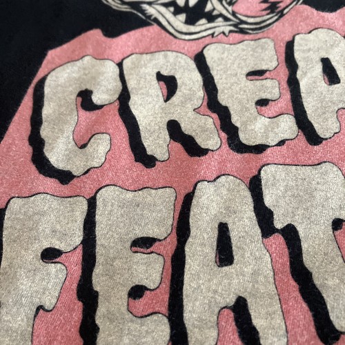 All Nite Creature Features 2 Fiendish Monsters WV Size M TShirt Horror Moth man - Picture 10 of 13