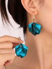 Boho Blue Sweet Floral Earrings Wedding Fashion Women Girls Fashion New
